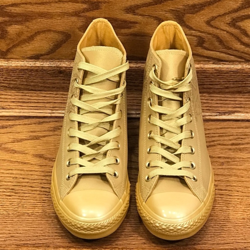 Converse CTAS Hi Gold Wheat Gold Shoes - Picture 3 of 7